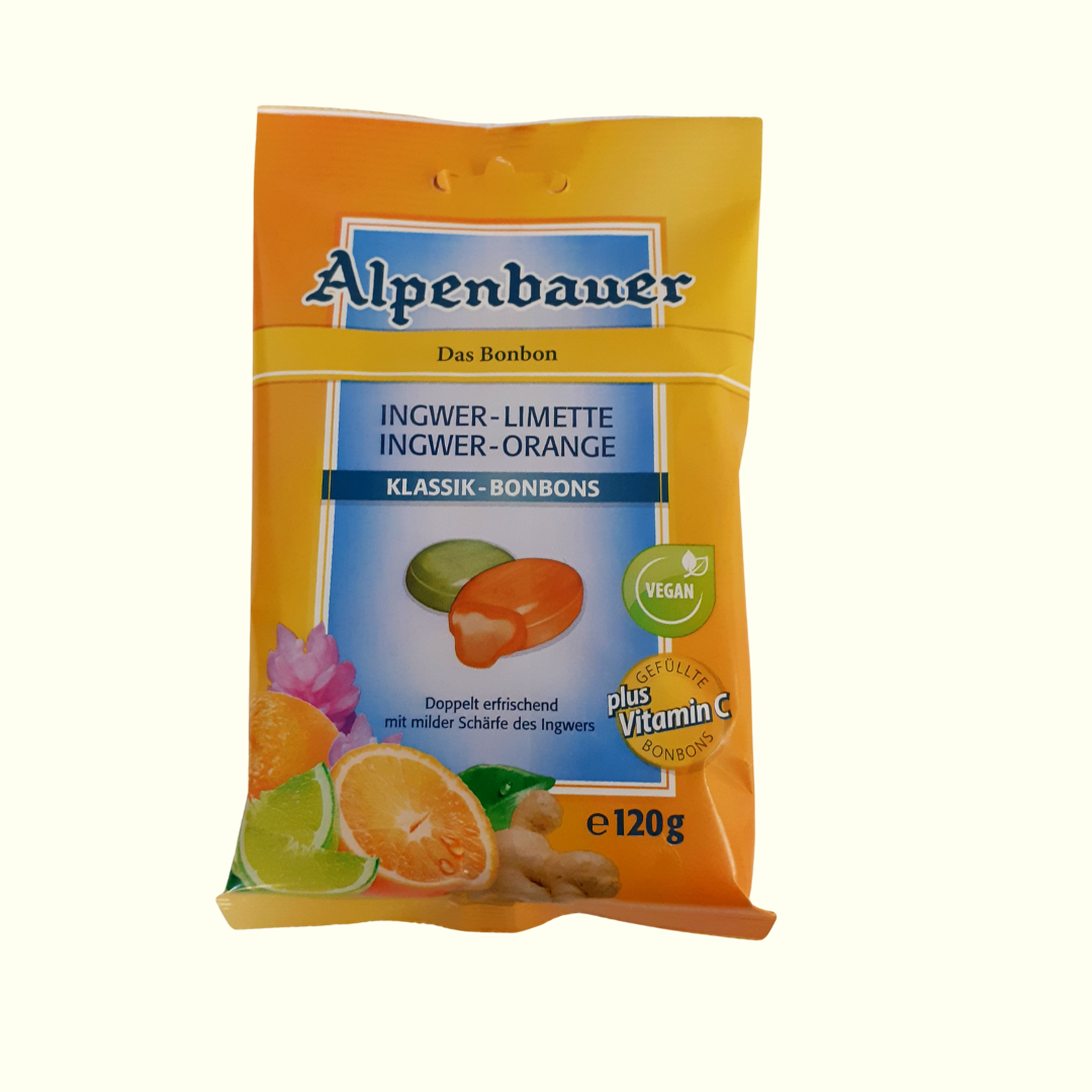 Alpenbauer Klassik Ingwer-Limette Ingwer-Orange 120g