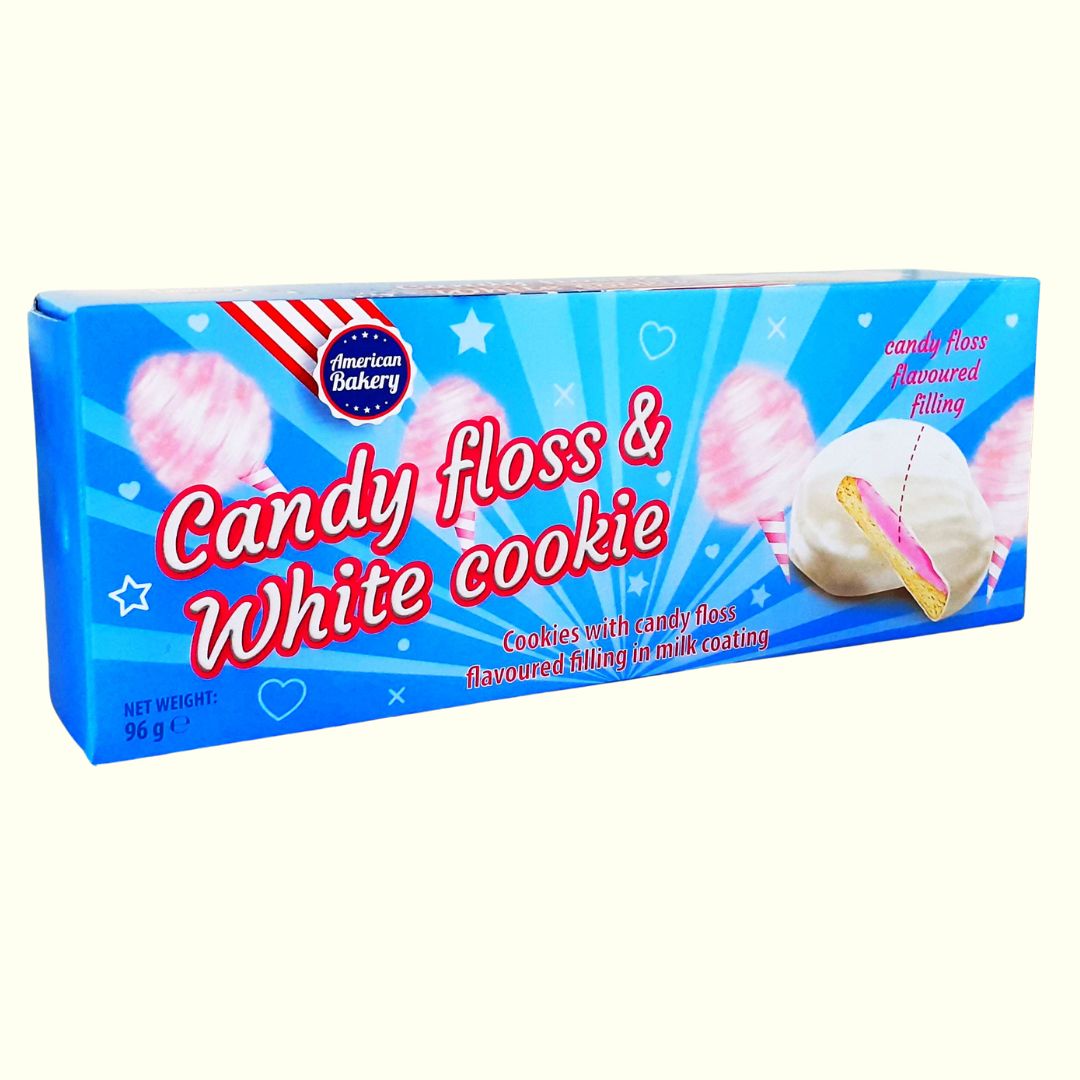 American Bakery Candy Floss & White Cookie - Zuckerwattegeschmack 96g