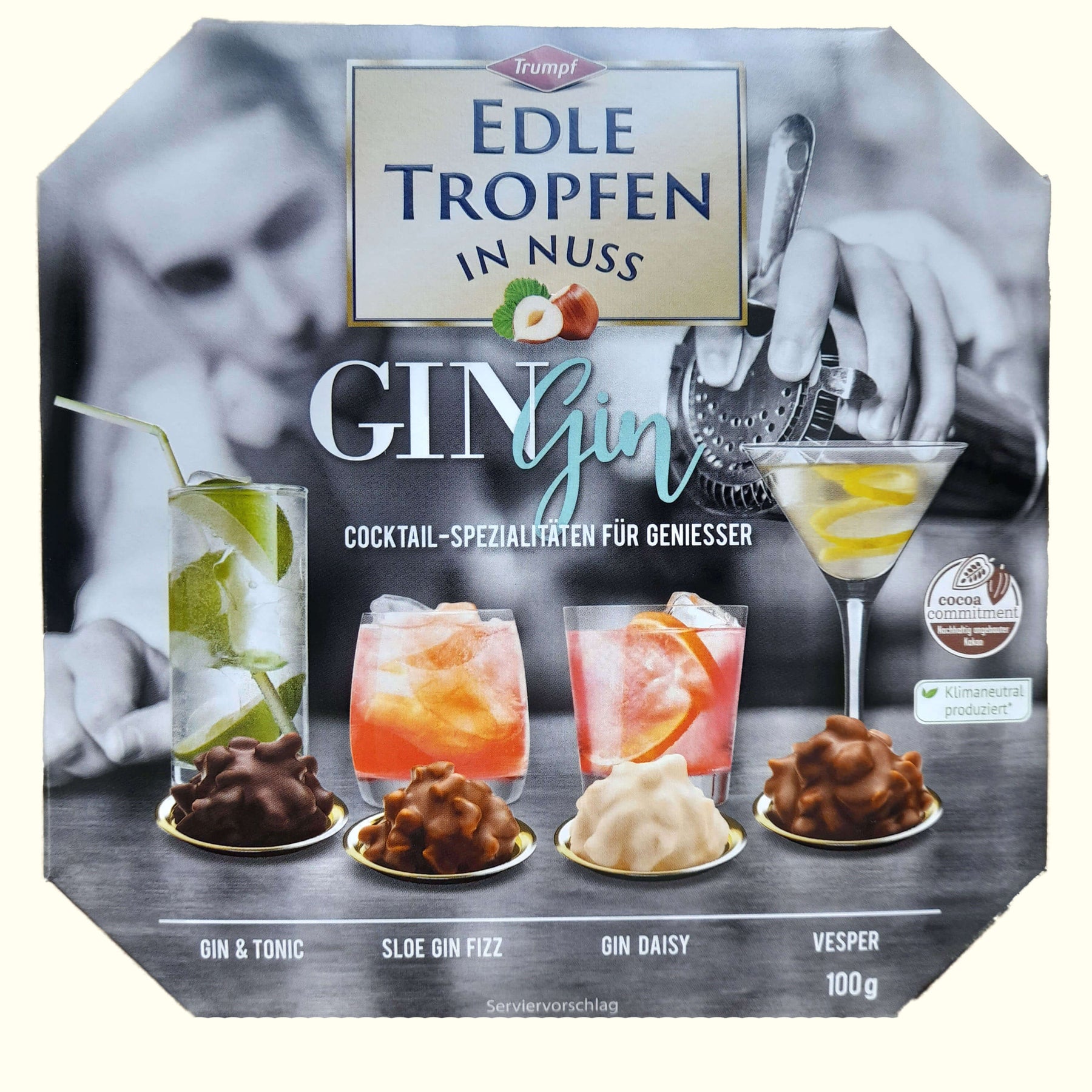 Trumpf Edle Tropfen in Nuss Gin 100g