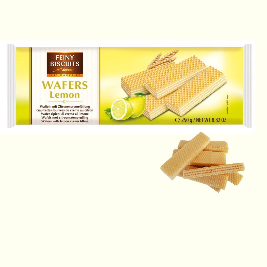 Feiny Biscuits Waffeln mit Zitronencremefüllung 250g