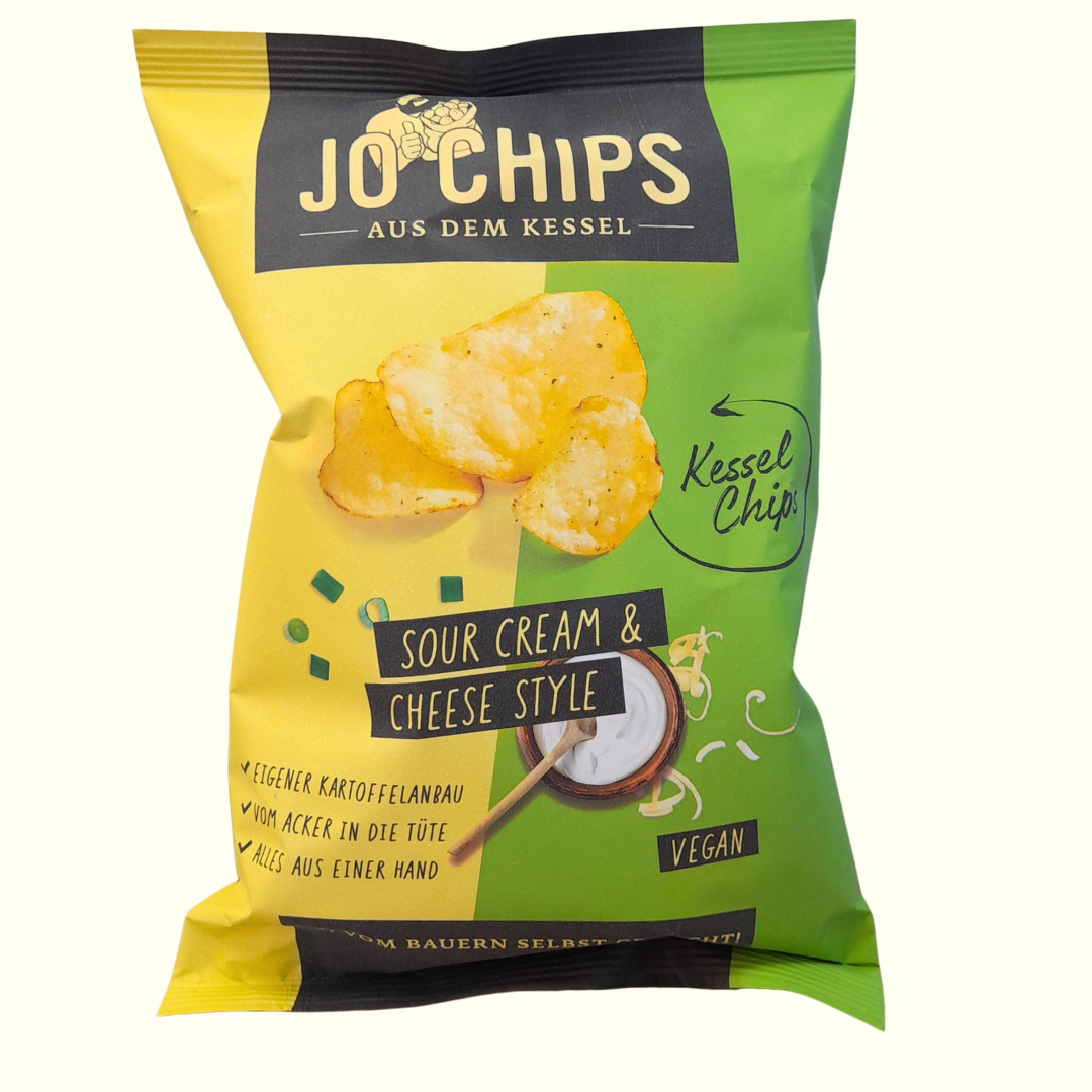 Jo Chips Sour Cream & Cheese Style 120g
