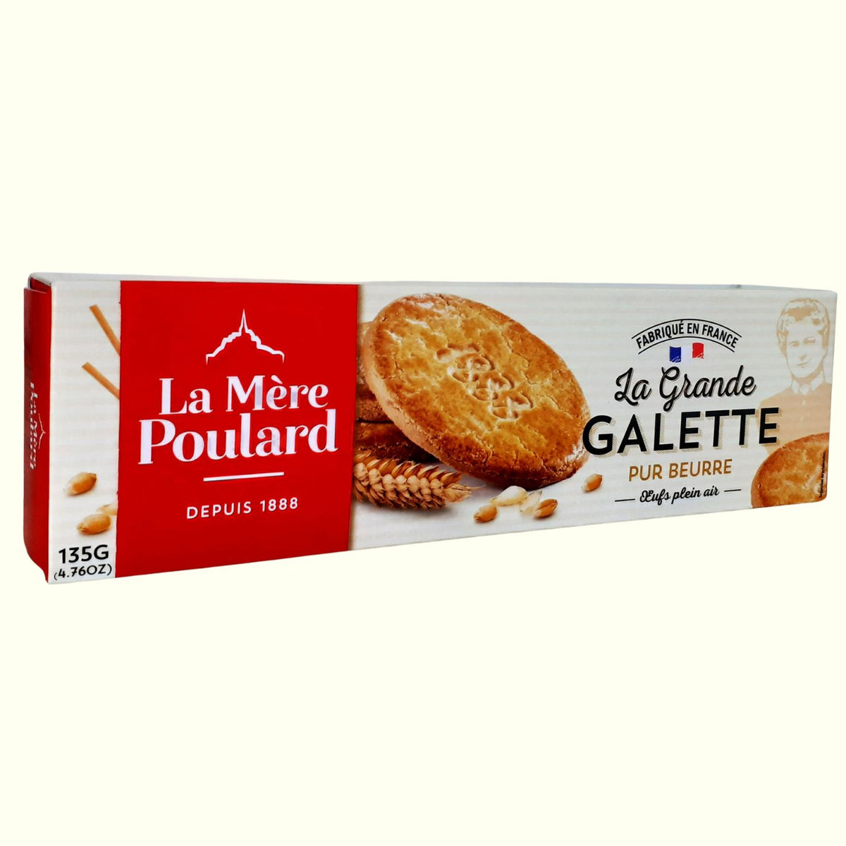 La Mère Poulard La Grande Galette Pur Beurre 135g