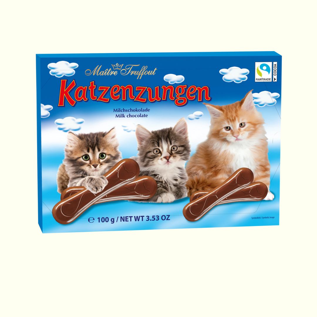 Maître Truffout Katzenzungen Milchschokolade 100g