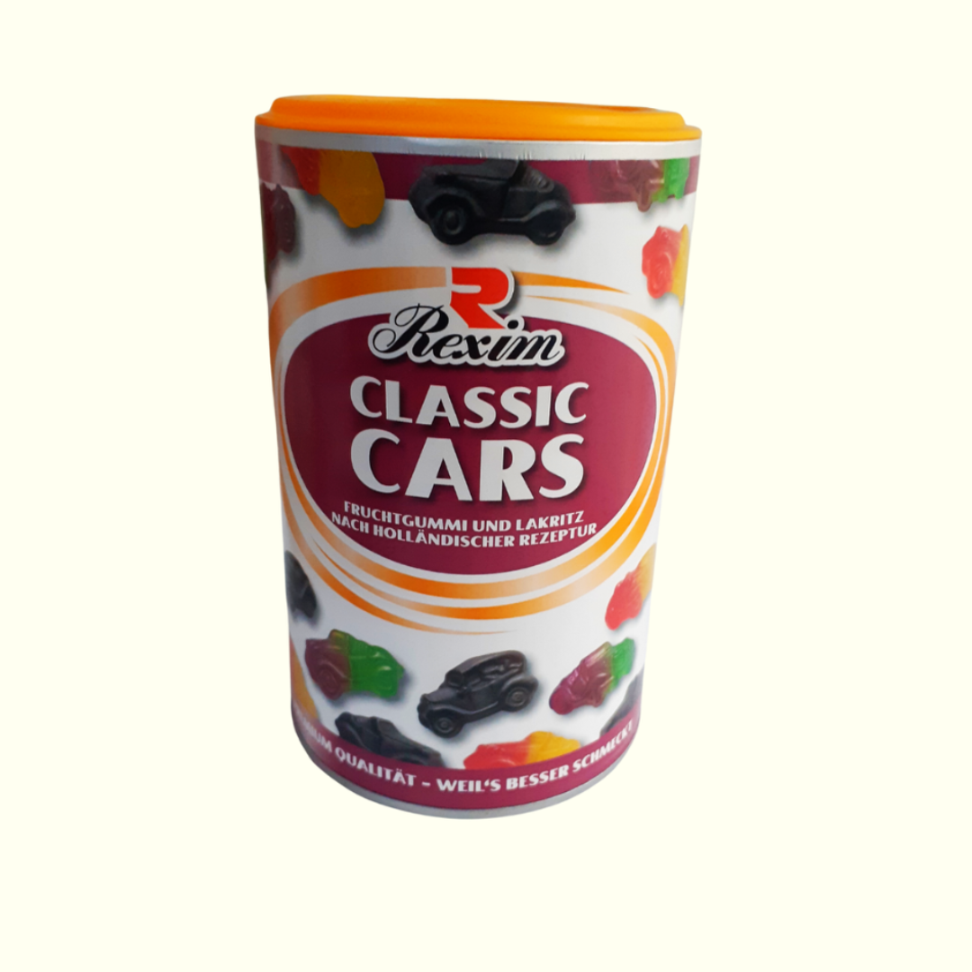 Rexim Classic Cars 250g Fruchtgummi und Lakritz