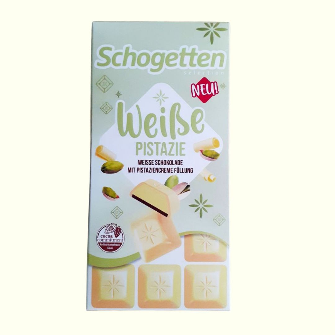 Schogetten Weiße Pistazie 100g Schokolade