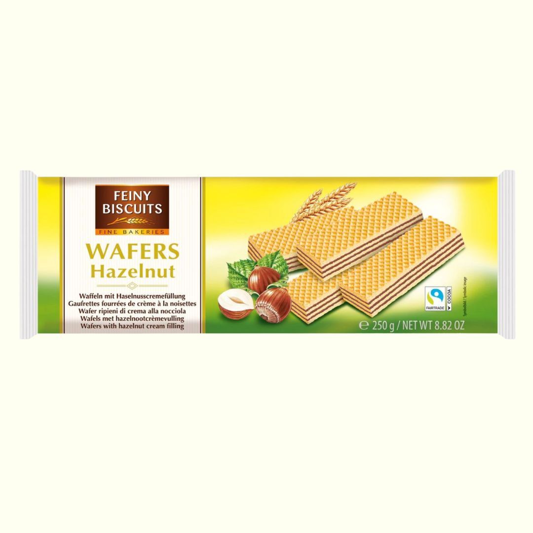 Feiny Biscuits Gefüllte Waffeln mit Haselnusscreme 250g