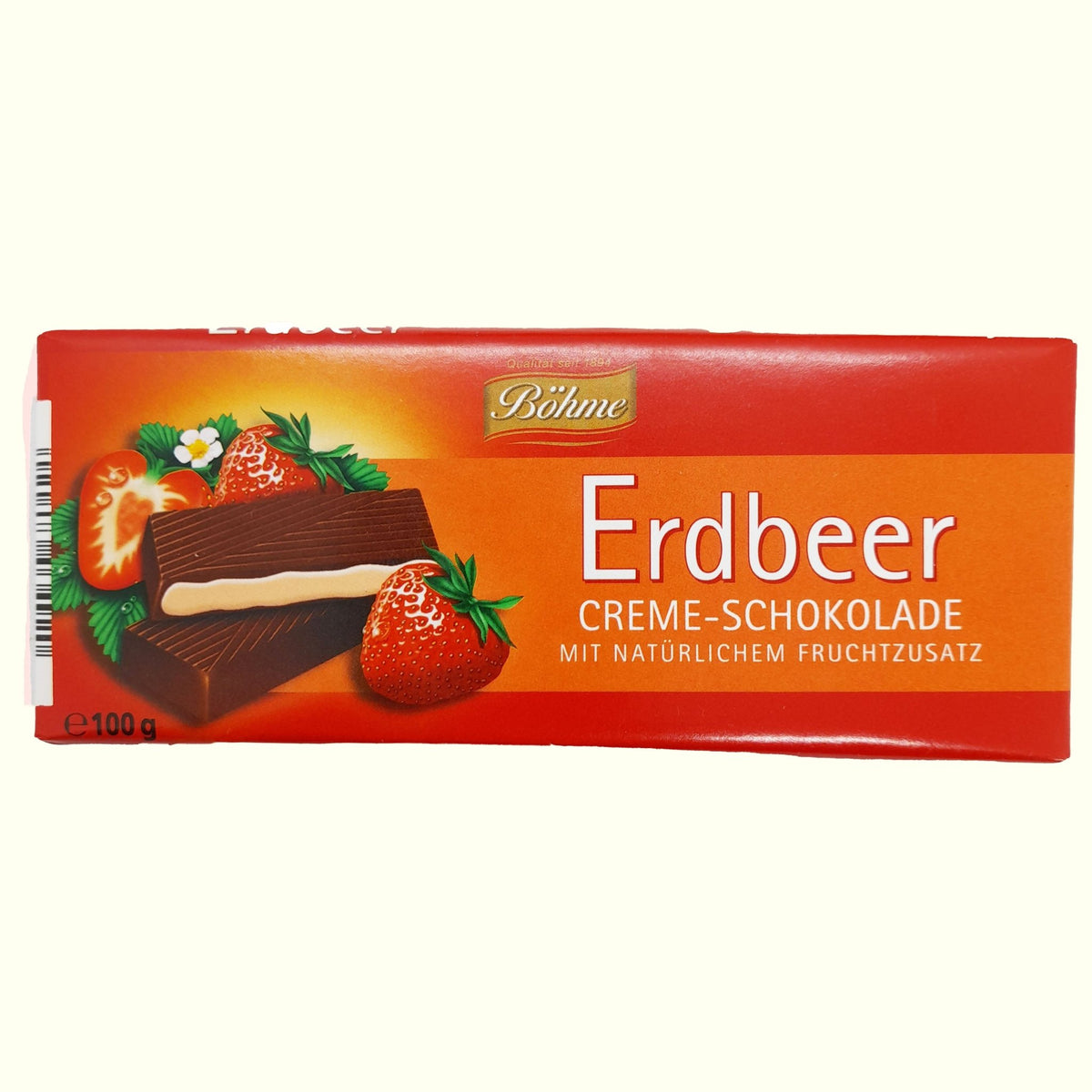 Böhme Erdbeer Creme - Schokolade 100g - TopCandy