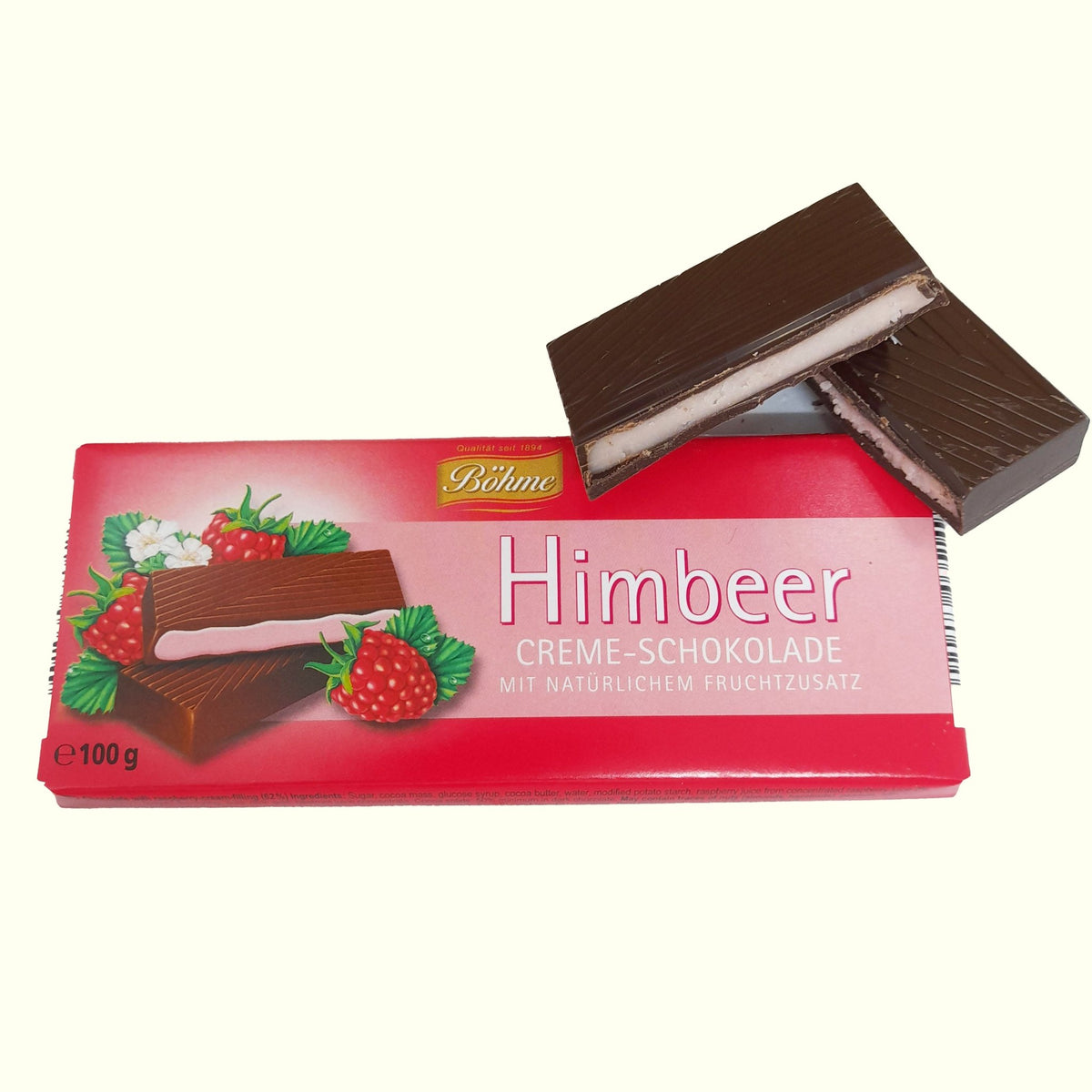 Böhme Himbeer Creme - Schokolade 100g - TopCandy