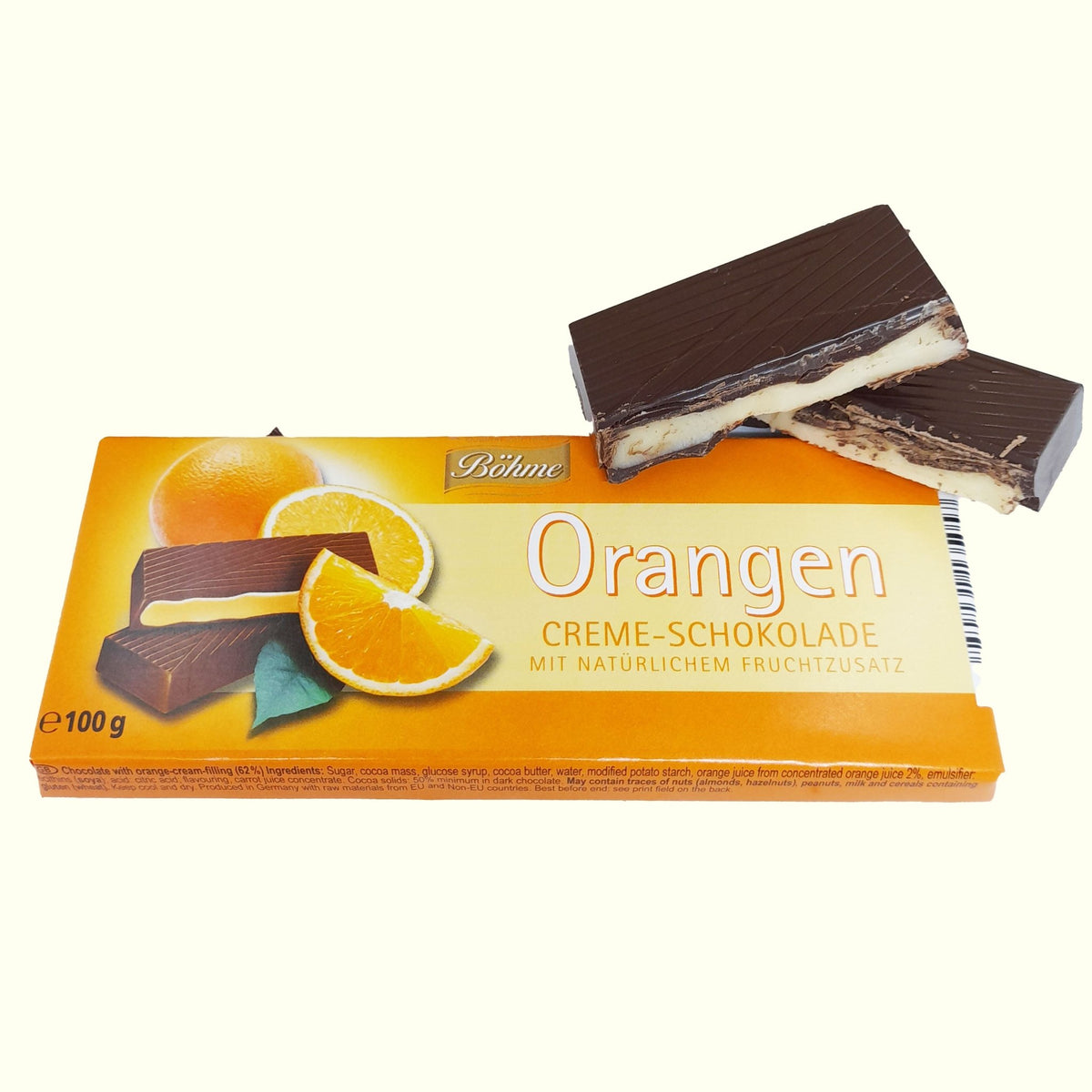 Böhme Orangen Creme - Schokolade 100g - TopCandy