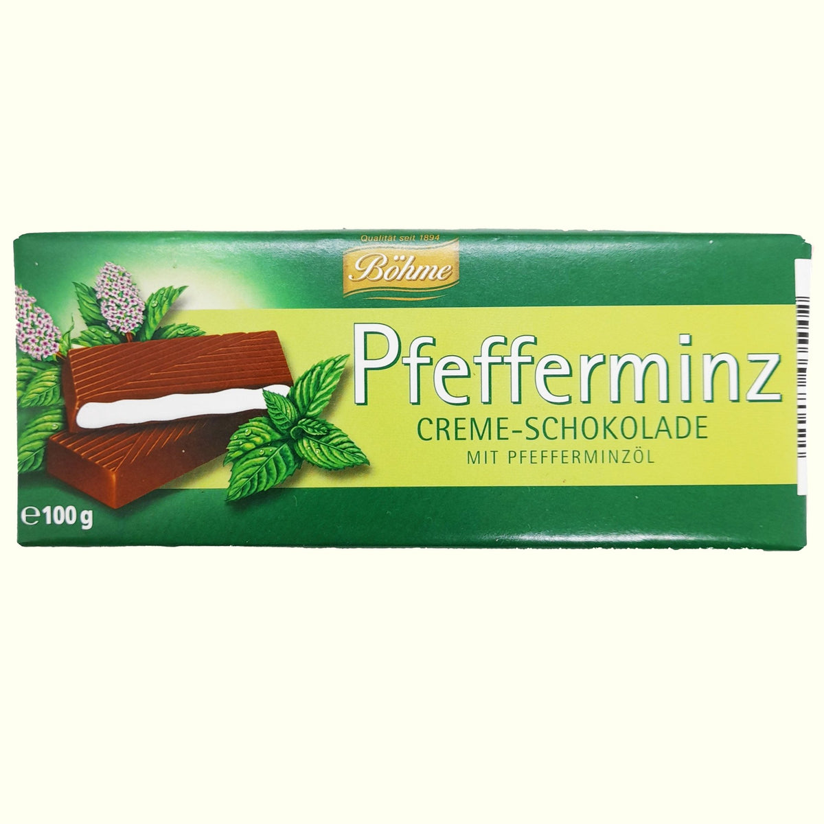 Böhme Pfefferminz Creme - Schokolade 100g - TopCandy