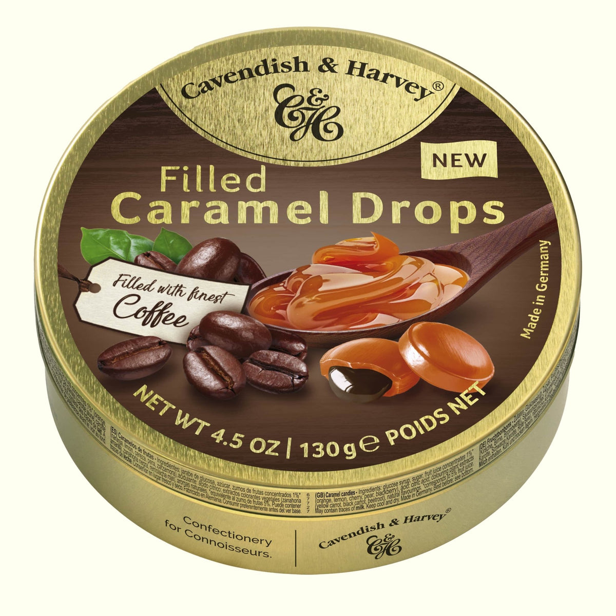 Cavendish & Harvey Filled Caramel Drops With Coffee 130g - TopCandy