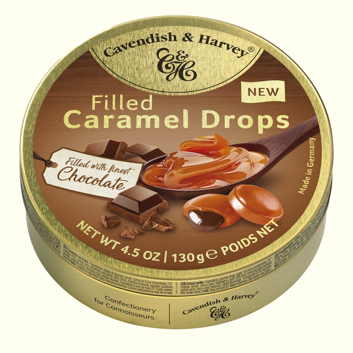 Cavendish & Harvey Filled Caramel Drops With Finest Chocolate 130g - TopCandy