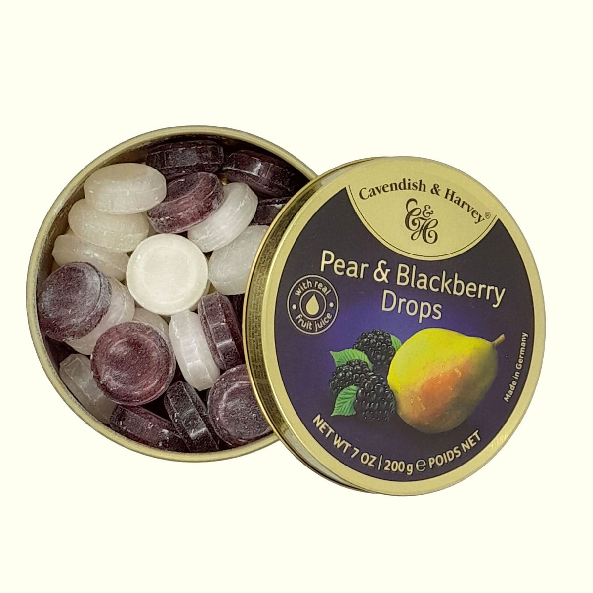 Cavendish & Harvey Pear & Blackberry Drops 200g - TopCandy