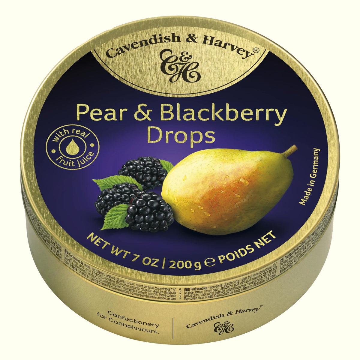 Cavendish & Harvey Pear & Blackberry Drops 200g - TopCandy