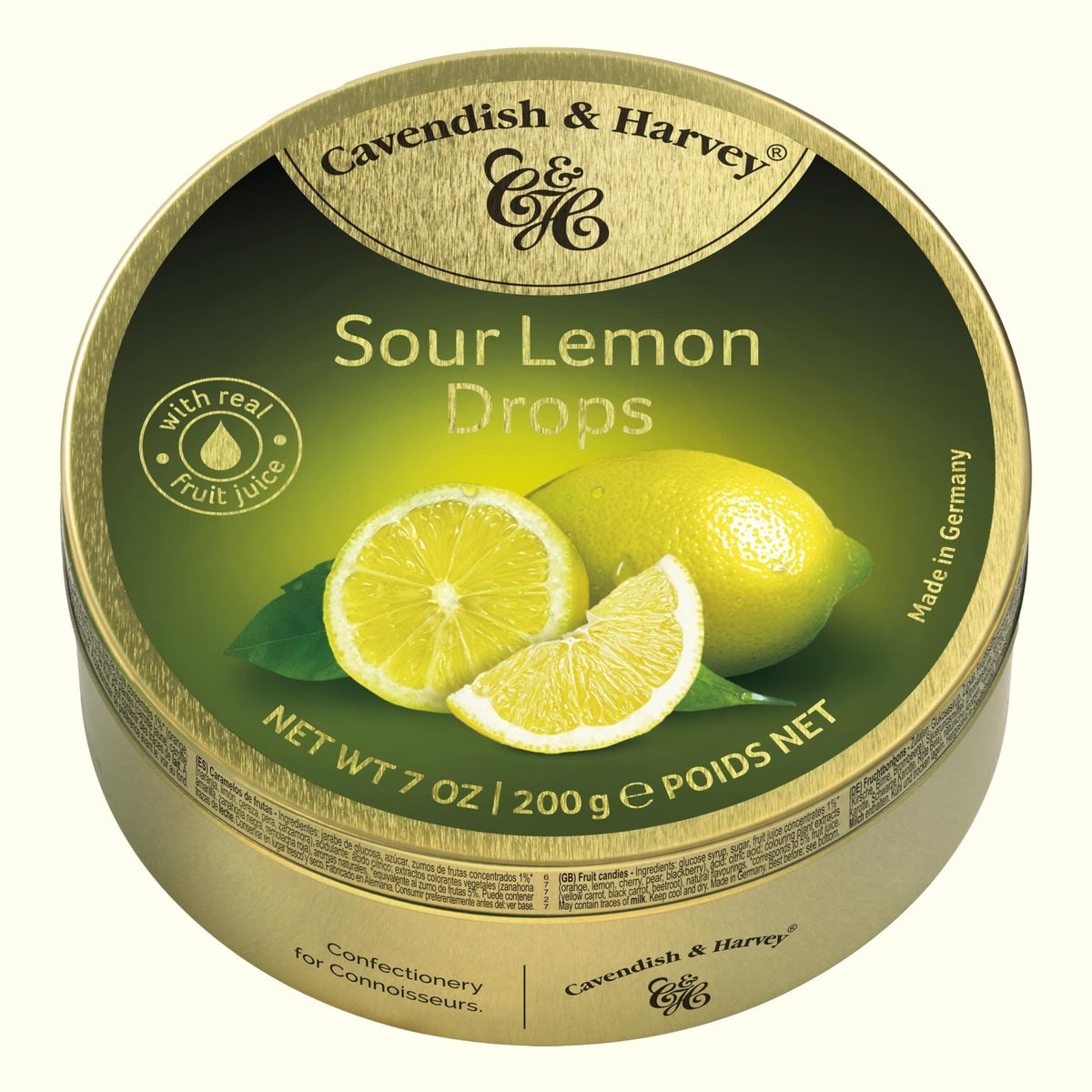 Cavendish & Harvey Sour Lemon Bonbons 200g - TopCandy