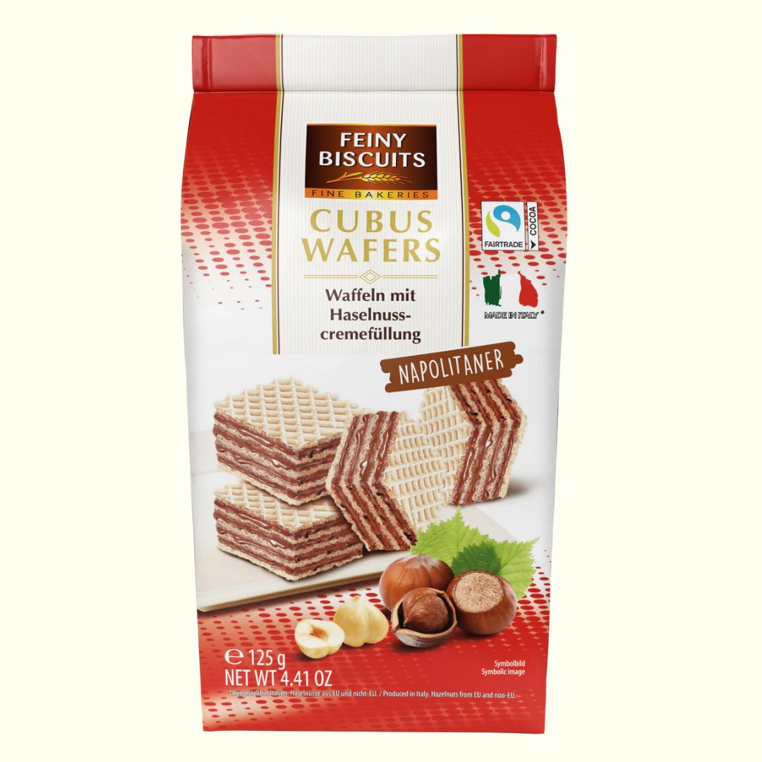 Feiny Biscuits Cubus Wafers Napolitaner 125g - TopCandy