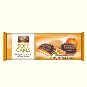 Feiny Biscuits Soft Cakes Orangen - Geschmack 135g - TopCandy