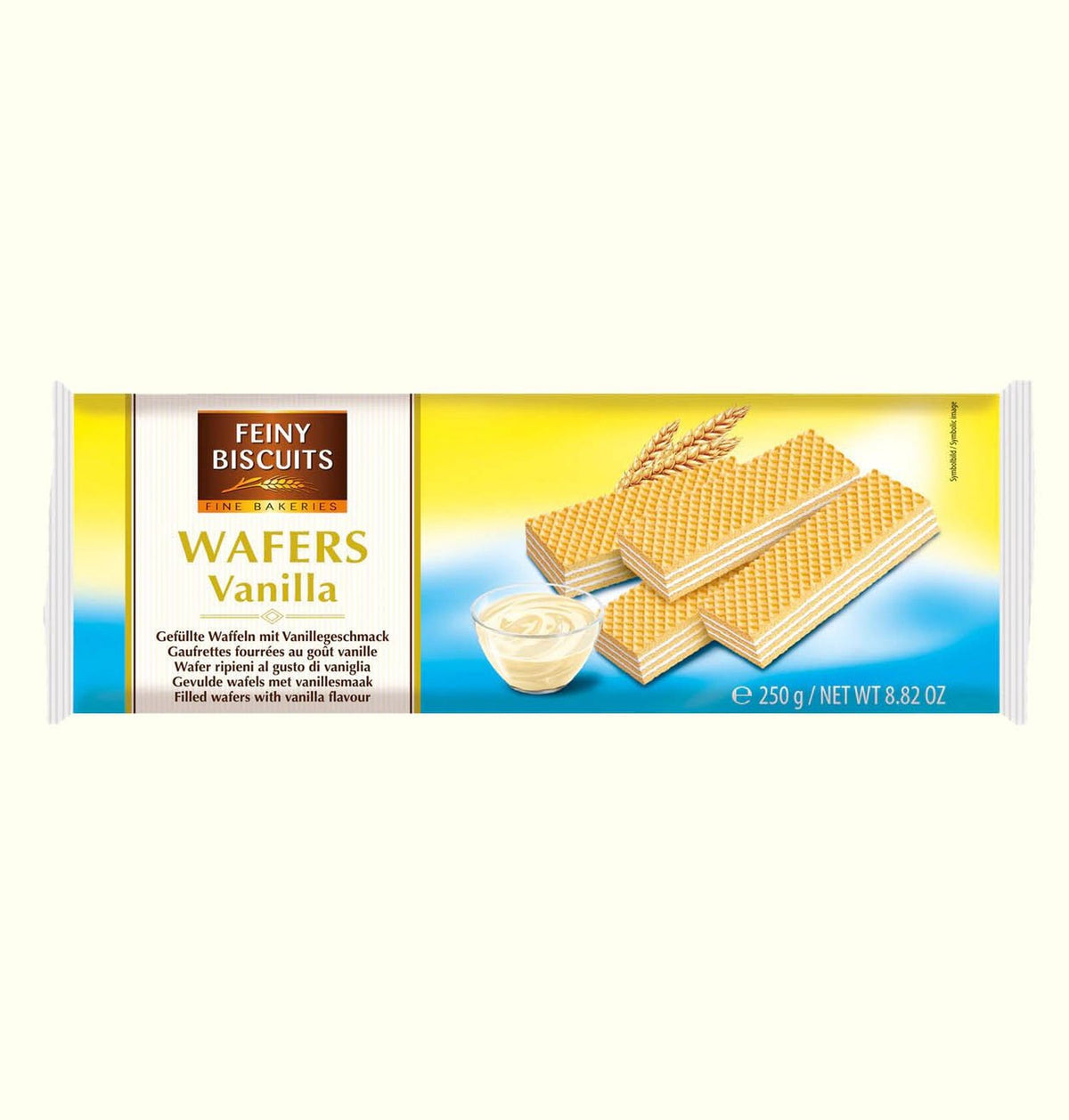 Feiny Biscuits Gefüllte Waffeln mit Vanillecreme 250g