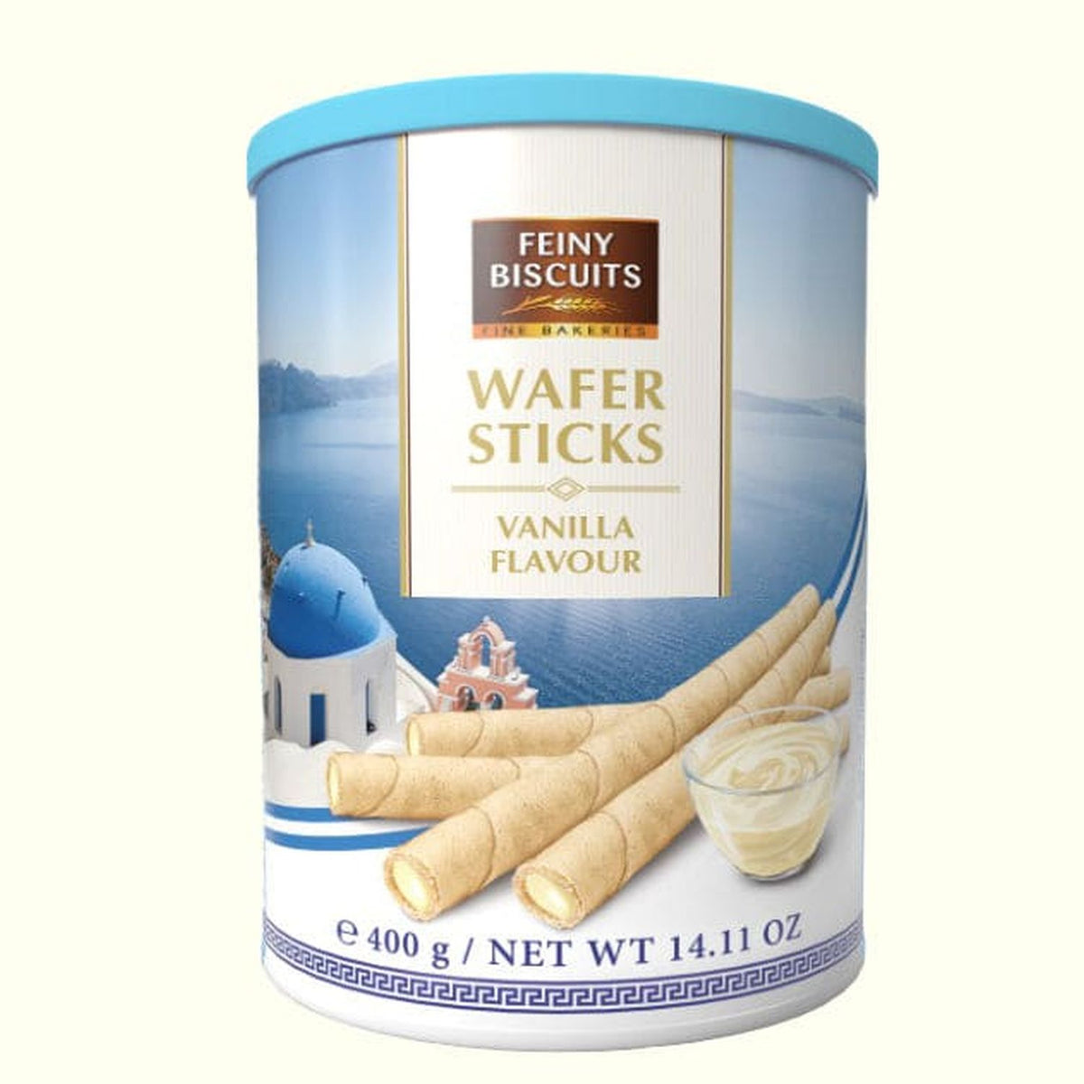 Feiny Biscuits Waffelröllchen mit Vanille 400g - TopCandy