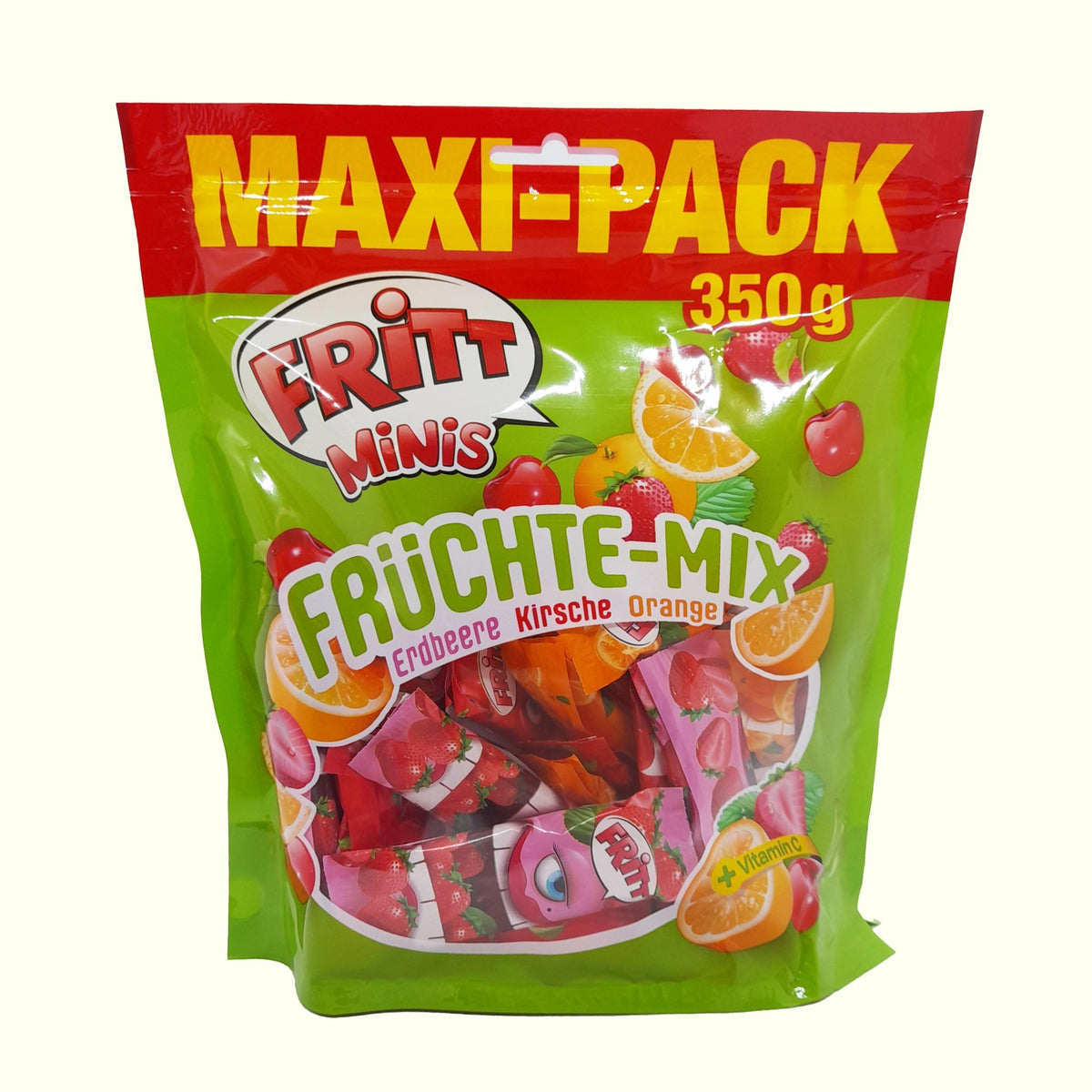 Fritt Maxi - Pack Kaubonbonmischung Früchtemix 350g - TopCandy