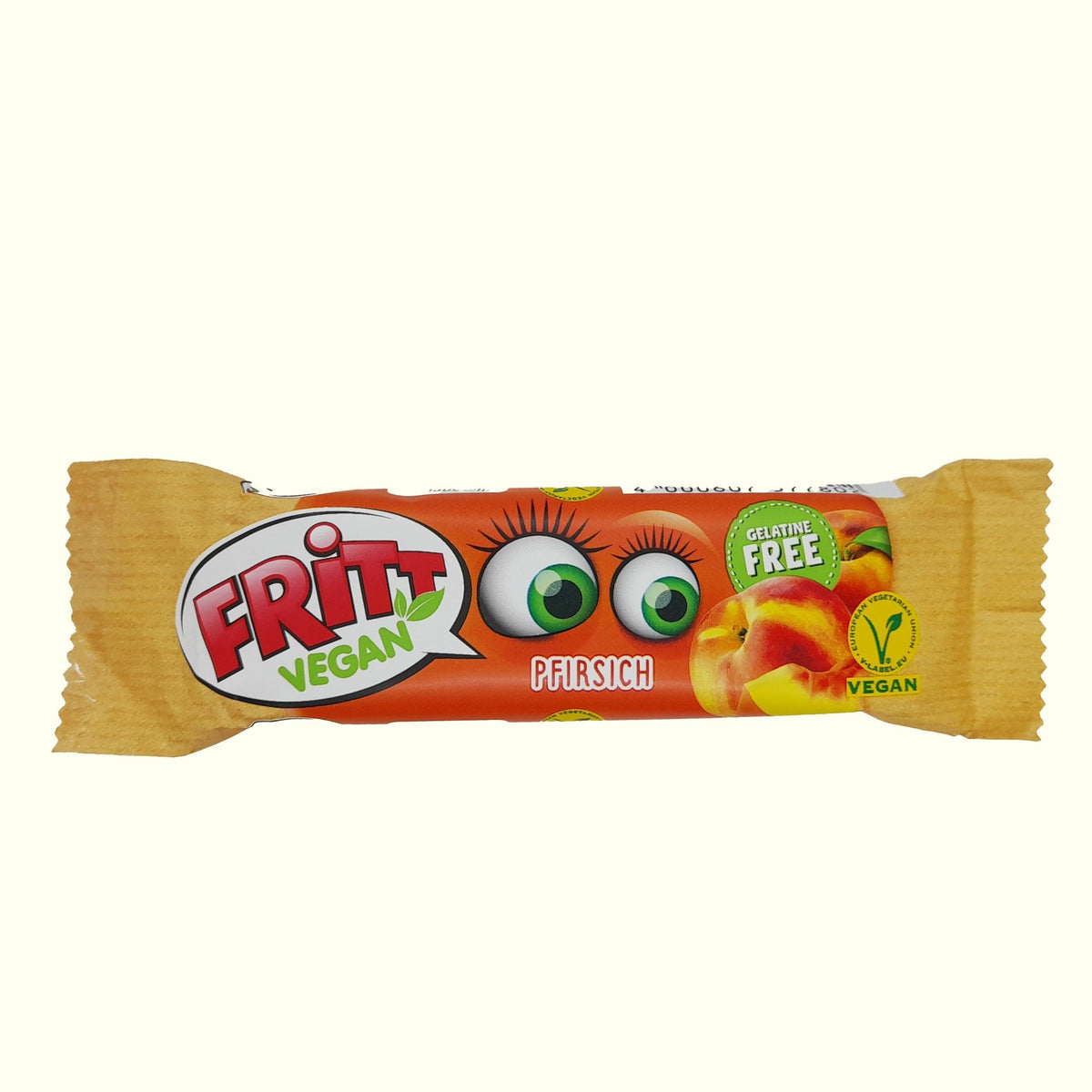 Fritt Vegan Kaubonbon Pfirsich - Geschmack 56g - TopCandy