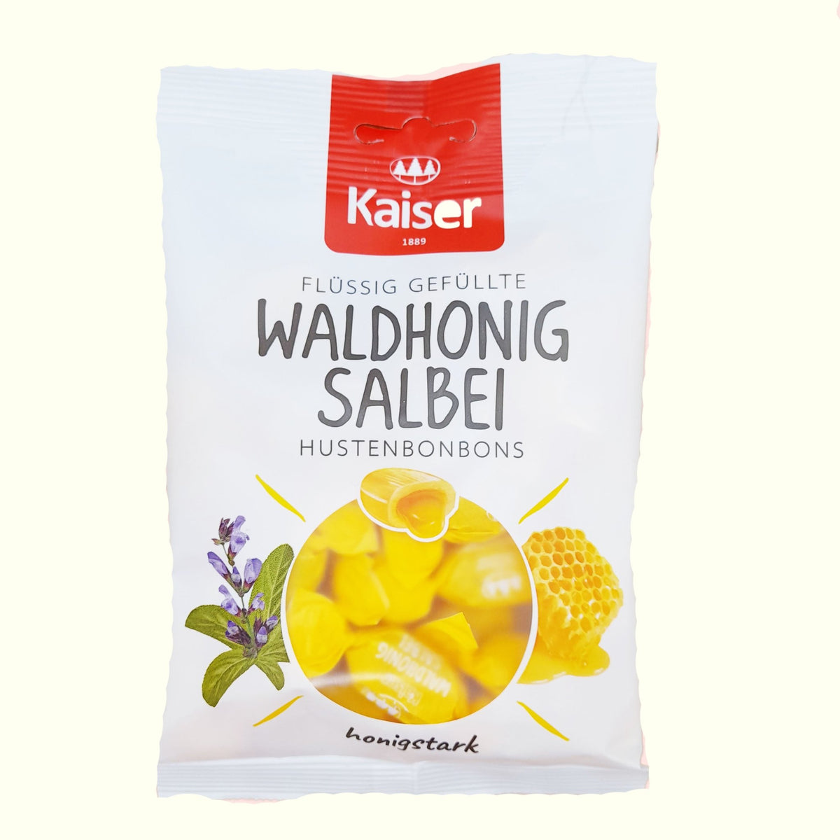 Kaiser Flüssig Gefüllte Waldhonig Salbei Hustenbonbons - 90g - TopCandy