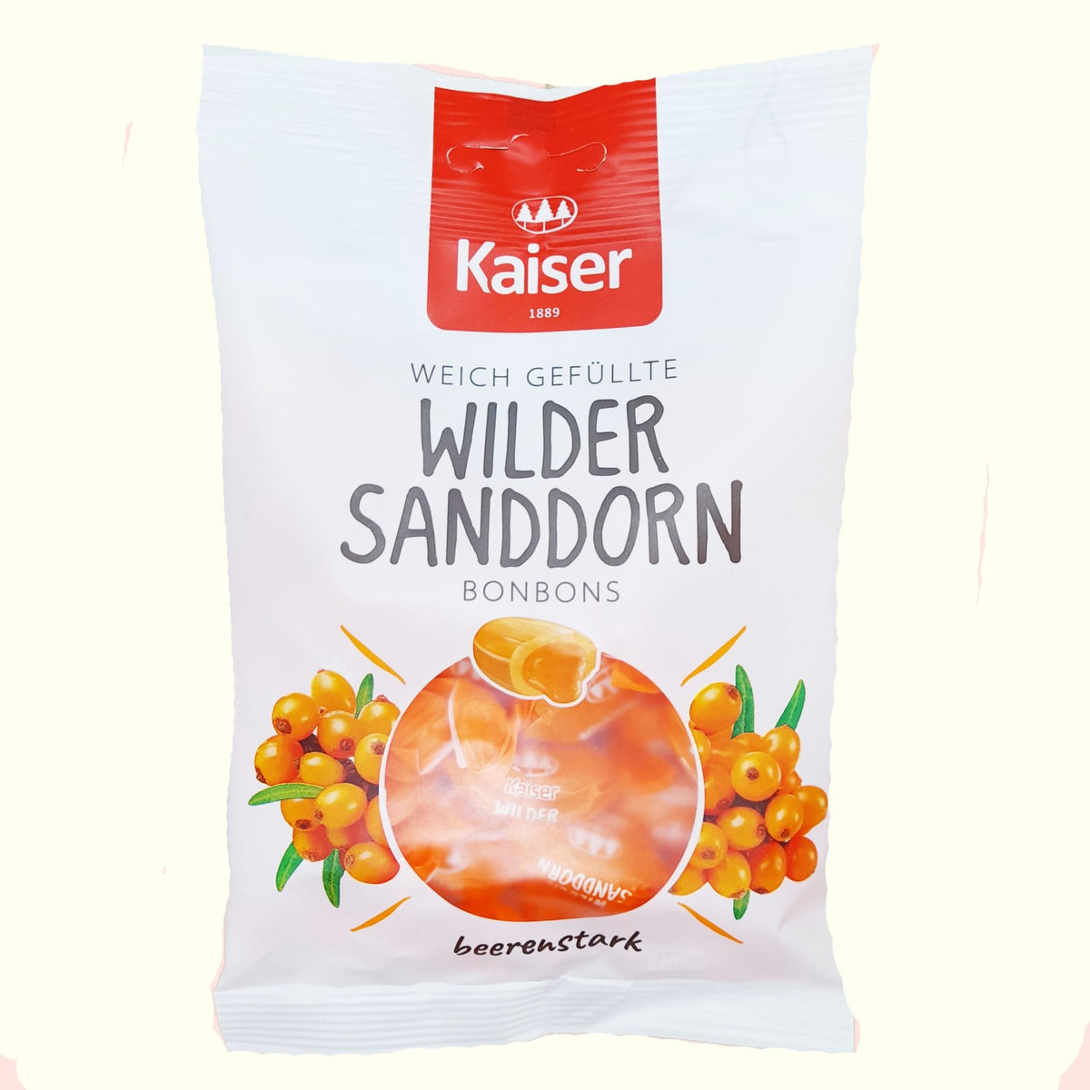 Kaiser Weich Gefüllte Wilder Sanddorn Bonbons - 90g - TopCandy