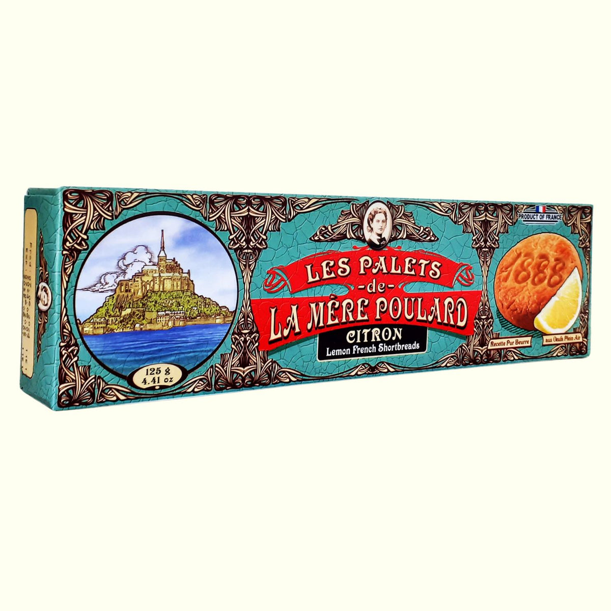 Les Sablés De La Mère Poulard Citron French Shortbreads 125g