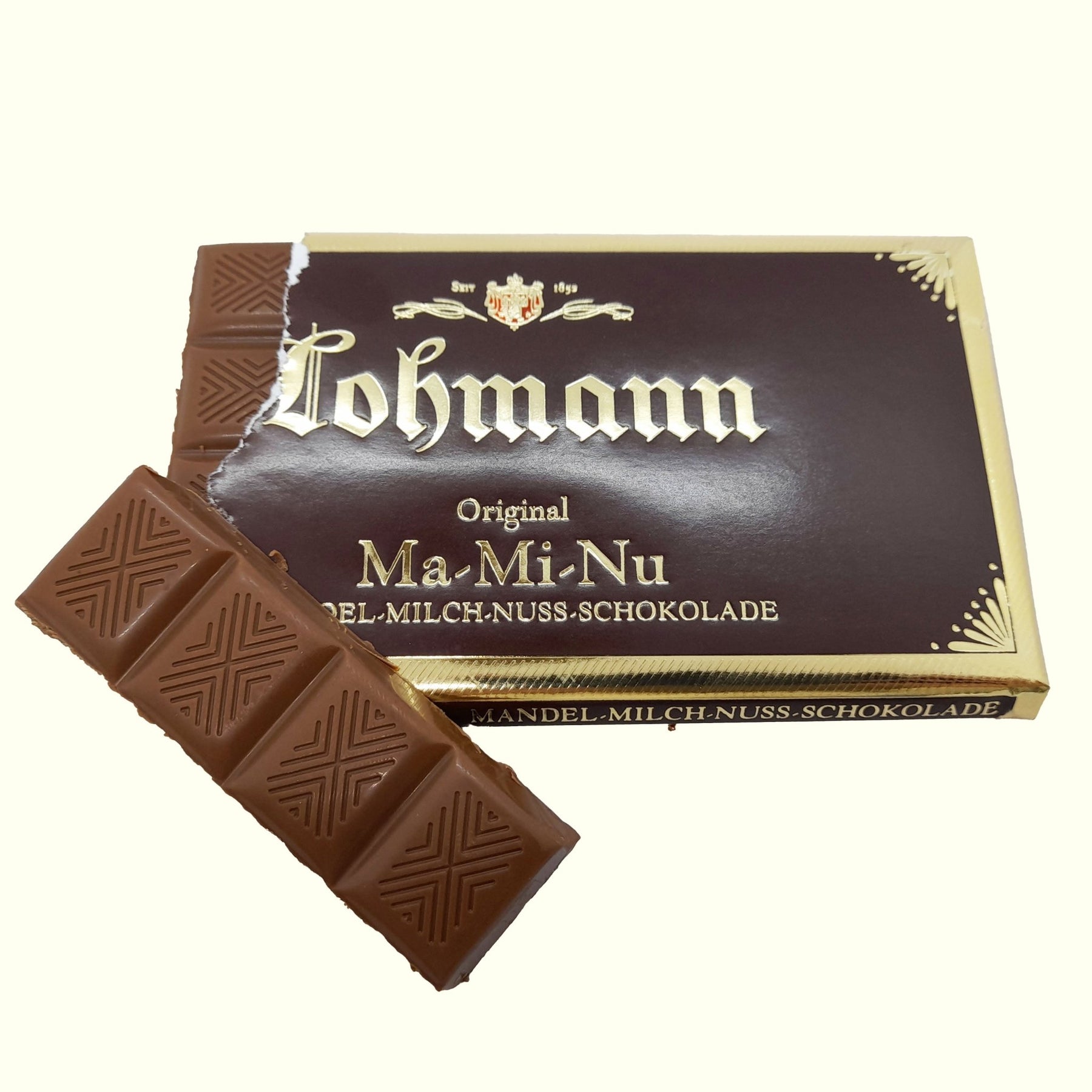 Lohmann Schokolade Ma - Mi - Nu 100g - TopCandy