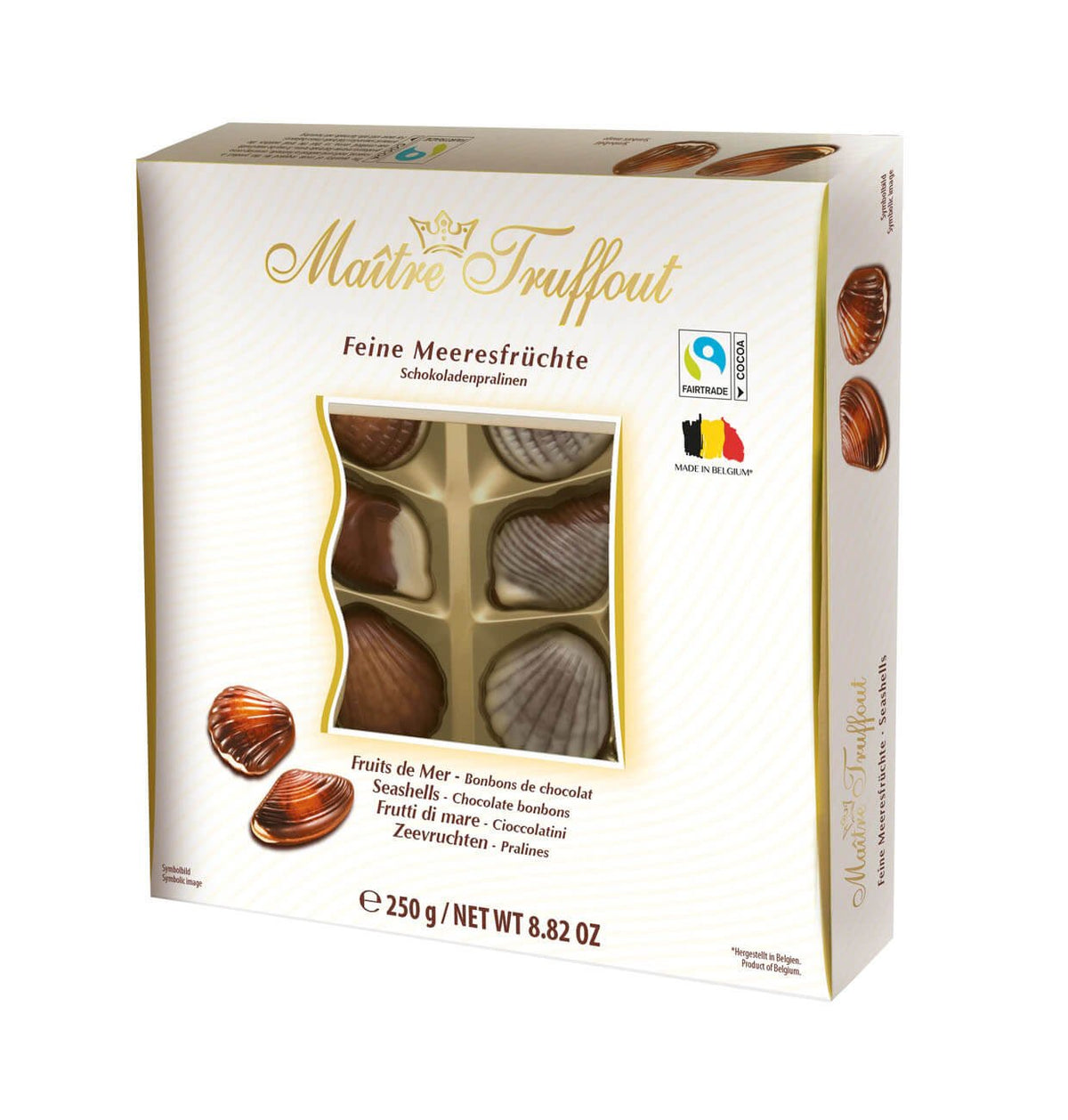 Maître Truffout Feine Meeresfrüchte Schokoladenpralinen 250g - TopCandy