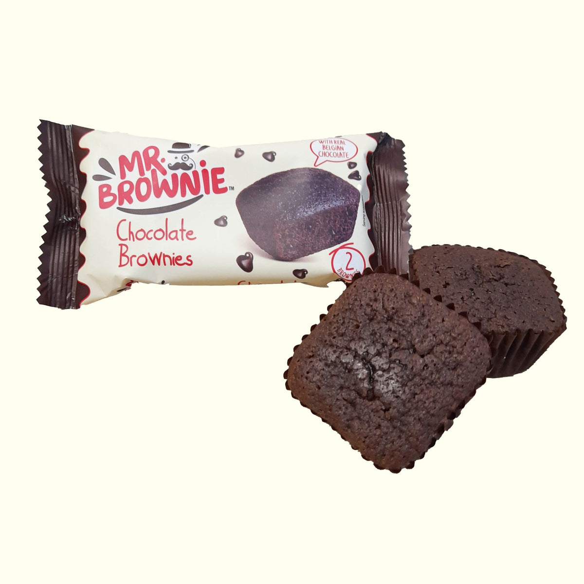 Mr. Brownie Chocolate Brownies 2 x 25g - TopCandy