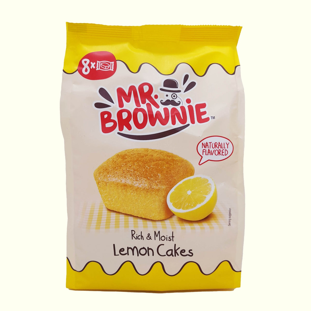 Mr. Brownie Lemon Cakes 8 Stück 200g - TopCandy