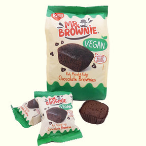 Mr. Brownie Vegan Chocolate Brownies 8 Stück 200g - TopCandy