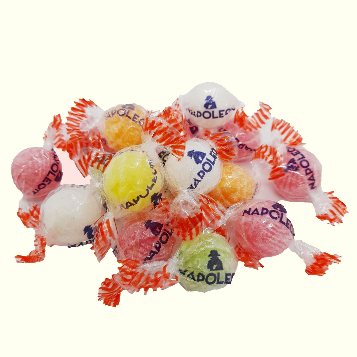 Napoleon Früchtemix Bonbons mit einer sauren Füllung - 130g - TopCandy