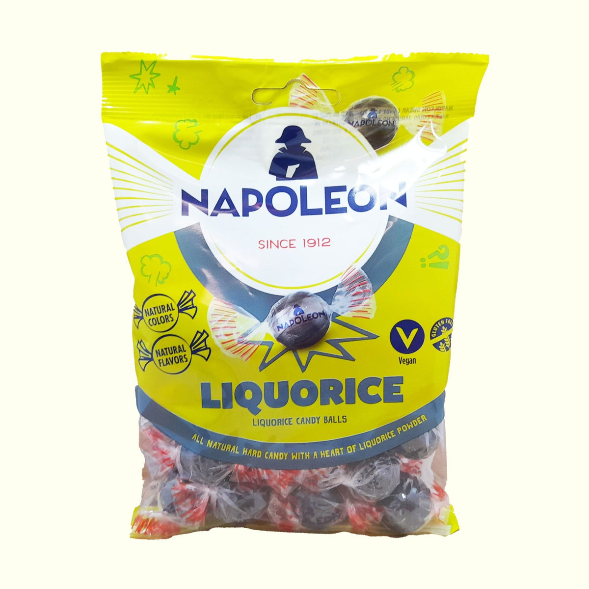 Napoleon Lakritz Bonbons mit Süßholzpulverkern - 130g - TopCandy