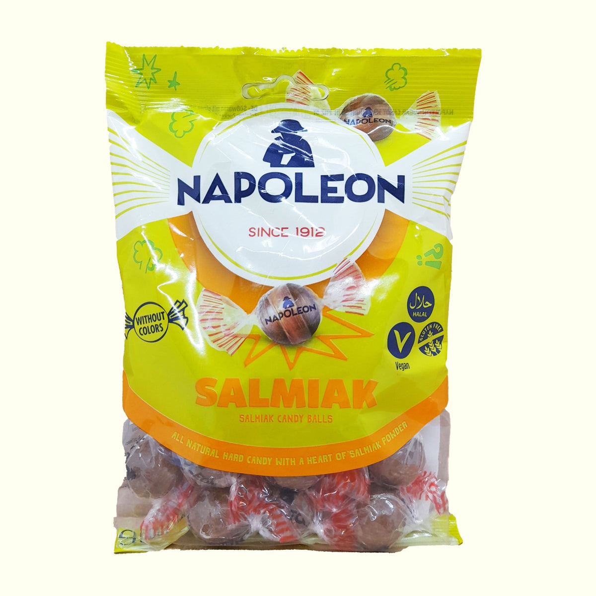 Napoleon Salmiak Bonbons mit einer Salmiaksalzfüllung - 130g - TopCandy