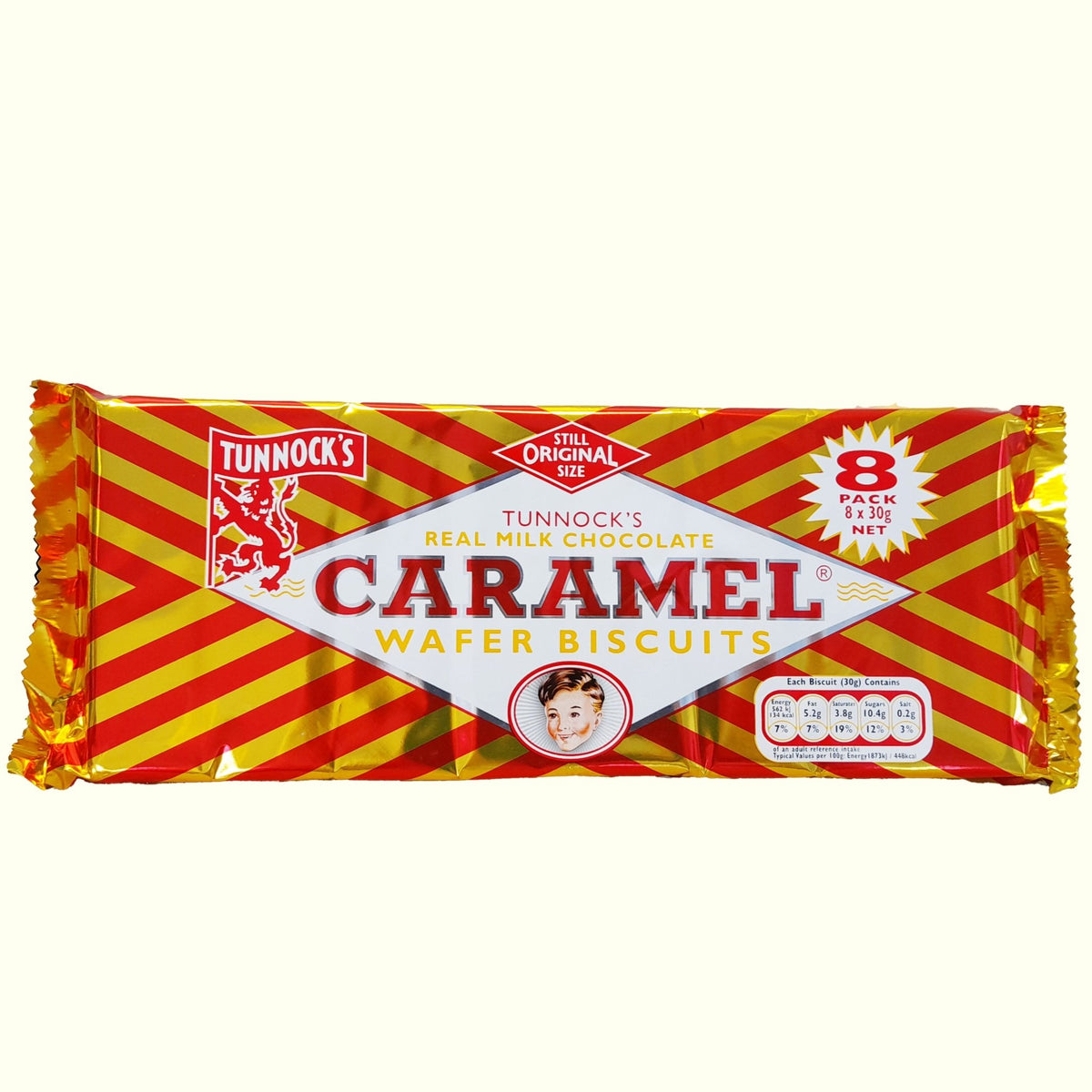 Tunnock´s Real Milk Caramel Wafer Biscuits 240g - TopCandy