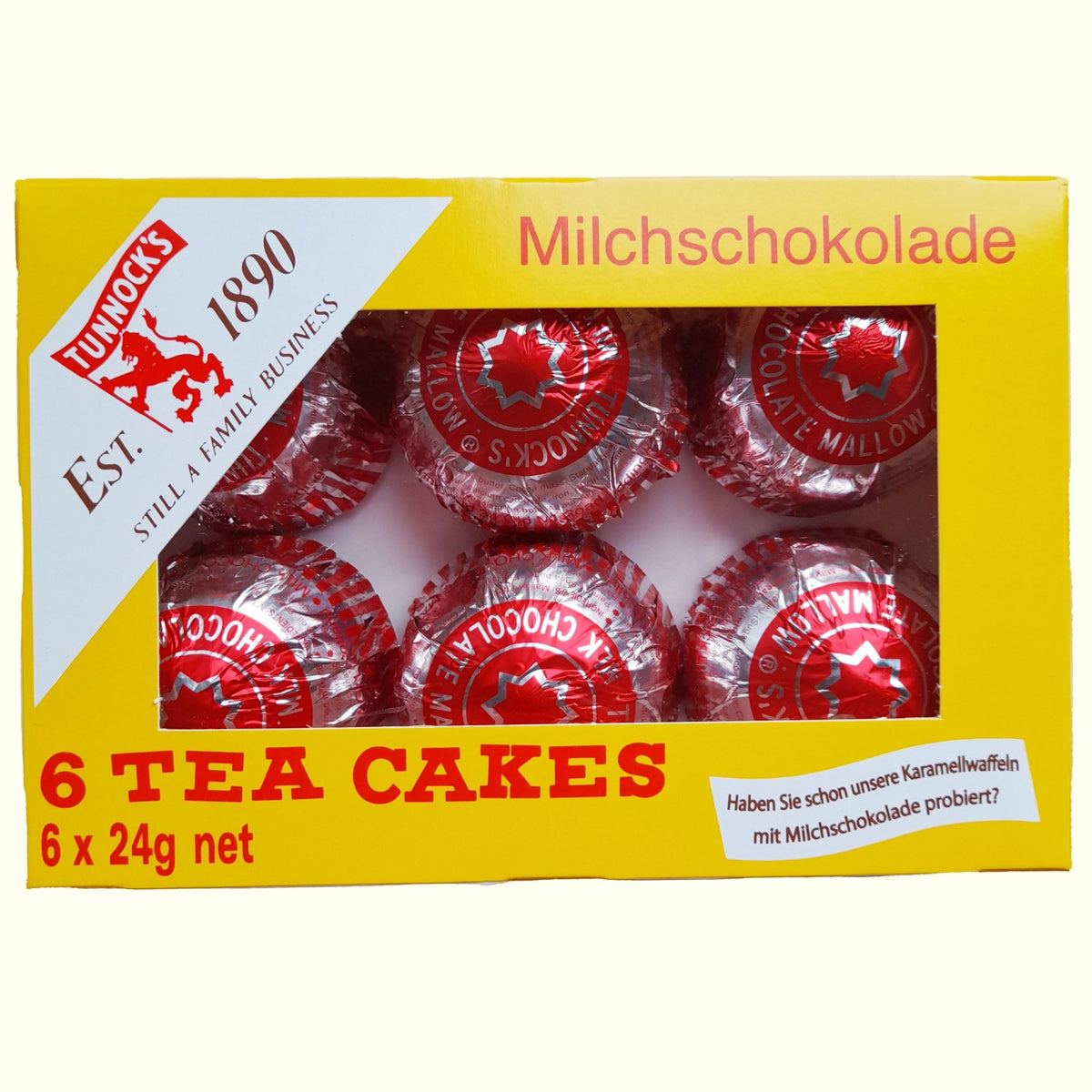 Tunnock´s Tea Cakes 6 Stück x 24g - TopCandy