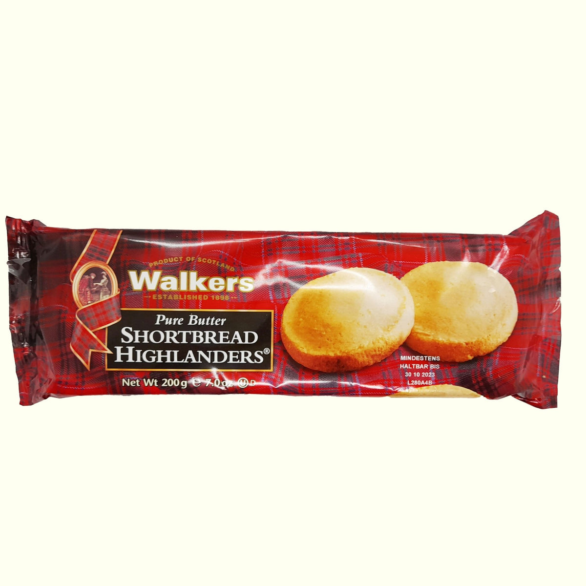 Walkers Pure Butter Shortbread Highlanders 200g - TopCandy