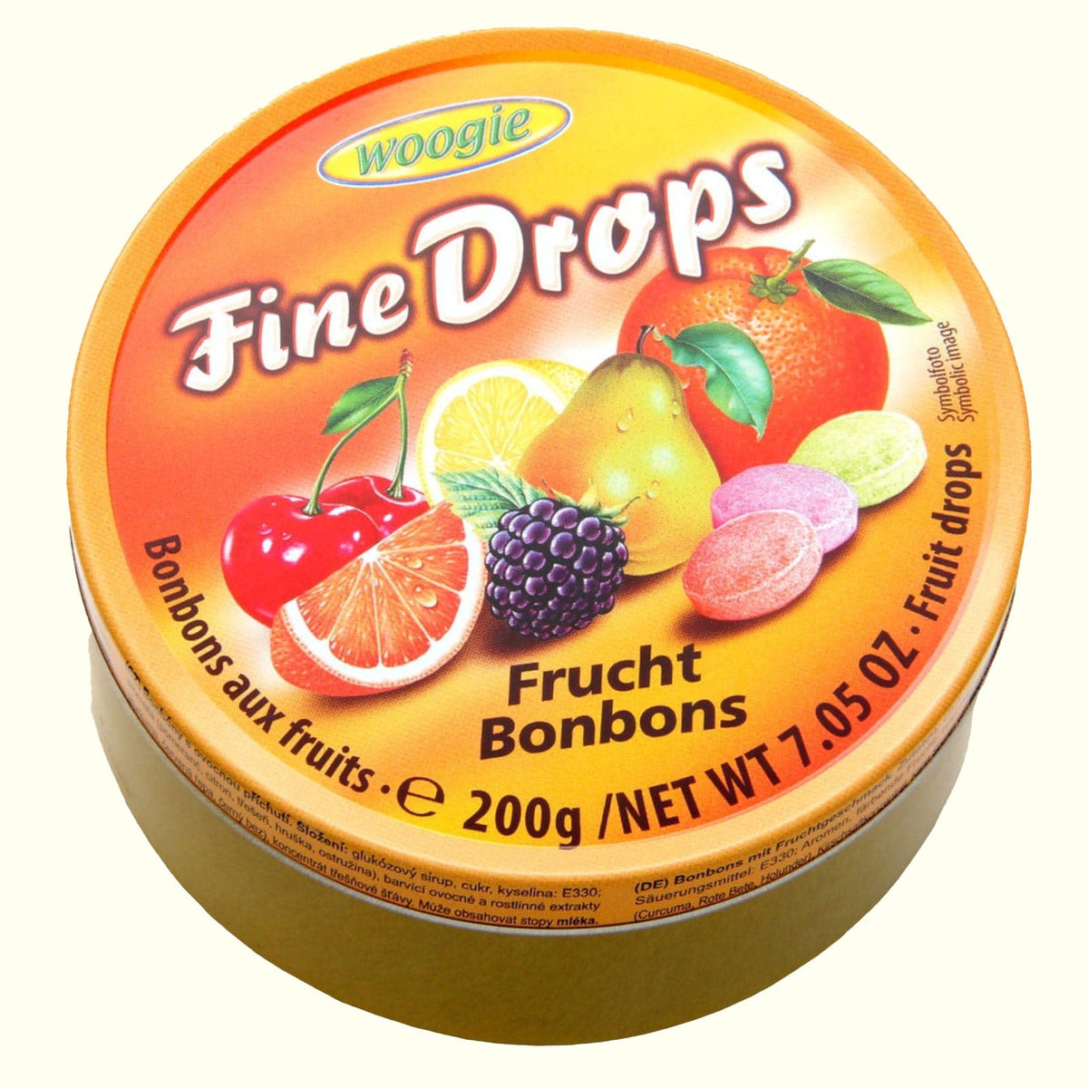 Woogie Fine Drops Frucht Bonbons 200g - TopCandy