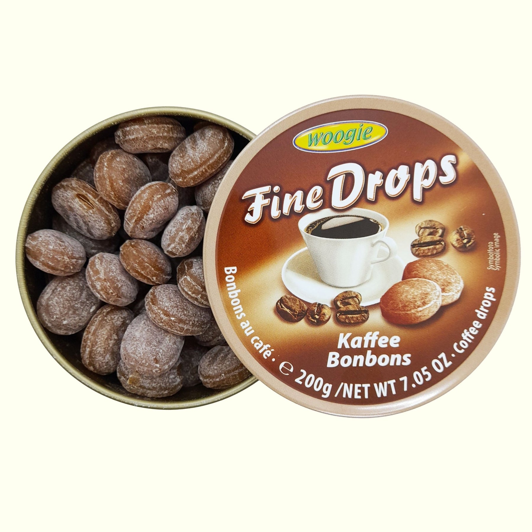 Woogie Fine Drops Kaffee Bonbons 200g - TopCandy